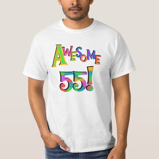Geweldige 55 T-shirts en cadeautjes (Voorkant)