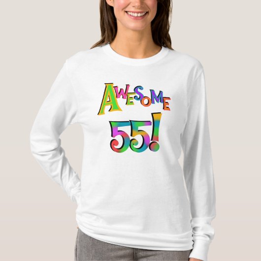 Geweldige 55 T-shirts en cadeautjes (Voorkant)