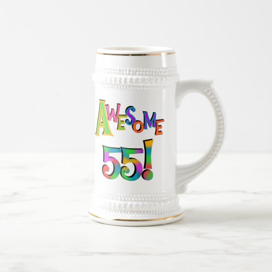 Geweldige 55 T-shirts en cadeautjes Bierpul (Rechts)