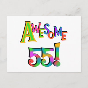 Geweldige 55 T-shirts en cadeautjes Briefkaart