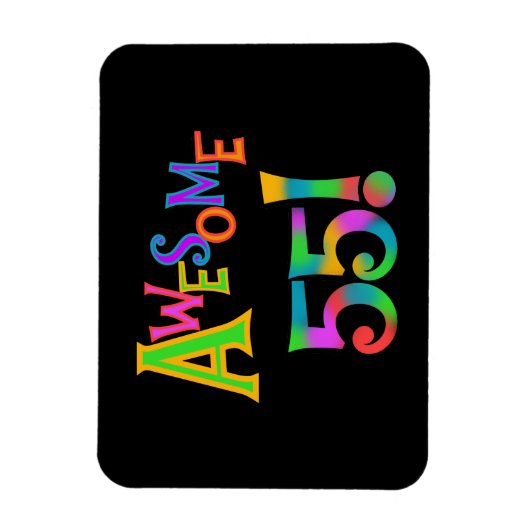 Geweldige 55 T-shirts en cadeautjes Magneet (Verticaal)