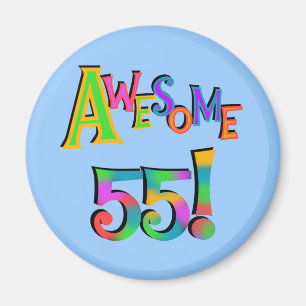 Geweldige 55 T-shirts en cadeautjes Magneet