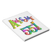 Geweldige 55 T-shirts en cadeautjes Notitieblok (Schuin)