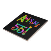 Geweldige 55 T-shirts en cadeautjes Tegeltje (Zijkant)