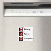 Geweldige 55e Verjaardag Checklist Magneet (Insitu (Vaatwasser))