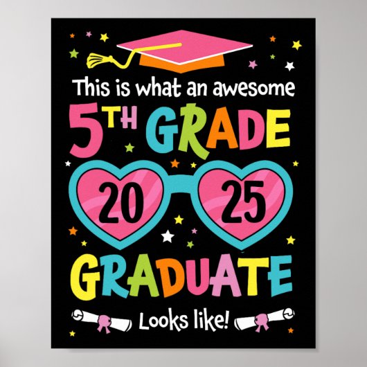 Geweldige 5e klas Afstuderen eruit als CL 2025 Afs Poster (Voorkant)