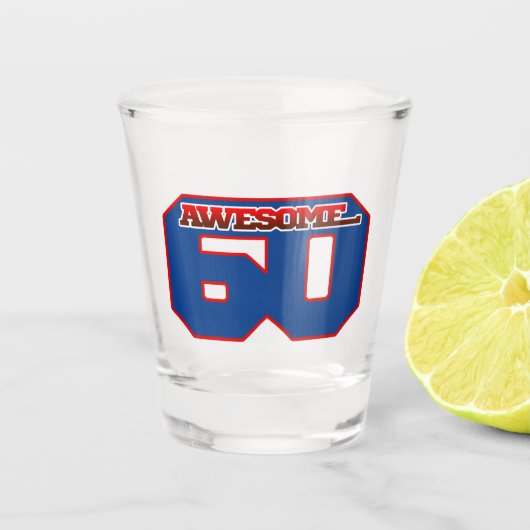geweldige 60 shot glas (Voorkant)