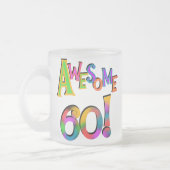 Geweldige 60 T-shirts en cadeautjes op zaterdag Matglas Koffiemok (Links)