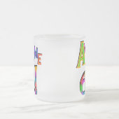 Geweldige 60 T-shirts en cadeautjes op zaterdag Matglas Koffiemok (Center)