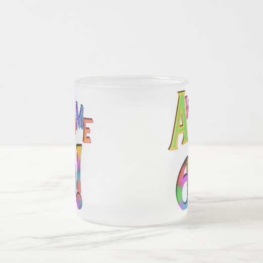 Geweldige 60 T-shirts en cadeautjes op zaterdag Matglas Koffiemok (Center)