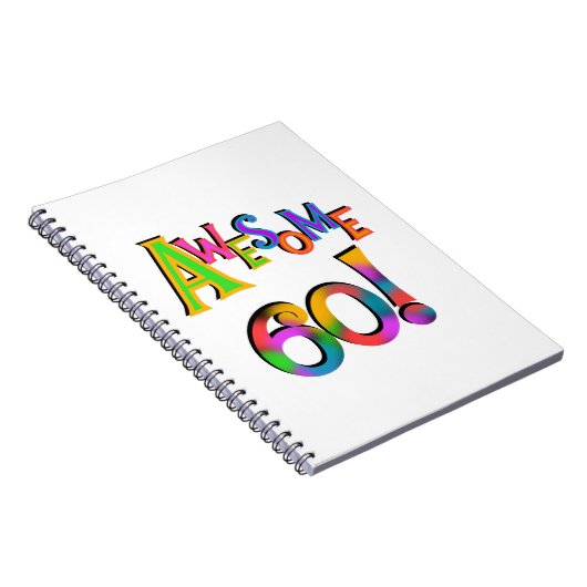 Geweldige 60 T-shirts en cadeautjes op zaterdag Notitieboek (Rechterzijde)