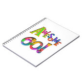 Geweldige 60 T-shirts en cadeautjes op zaterdag Notitieboek (Linkerzijde)