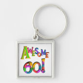 Geweldige 60 T-shirts en cadeautjes op zaterdag Sleutelhanger (Voorkant)