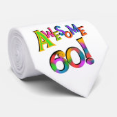 Geweldige 60 T-shirts en cadeautjes op zaterdag Stropdas (Opgerold)