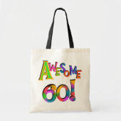 Geweldige 60 T-shirts en cadeautjes op zaterdag Tote Bag (Voorkant)