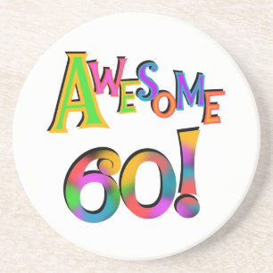 Geweldige 60 T-shirts en cadeautjes op zaterdag Zandsteen Onderzetter