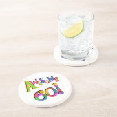 Geweldige 60 T-shirts en cadeautjes op zaterdag Zandsteen Onderzetter (Zijkant)