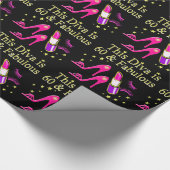 GEWELDIGE 60E VERJAARDAG DIVA ONTWERP CADEAUPAPIER (Hoek)