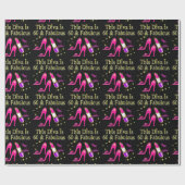 GEWELDIGE 60E VERJAARDAG DIVA ONTWERP CADEAUPAPIER (Vlak)