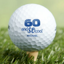 Geweldige 60ste verjaardag golfballen 60 jaar fees