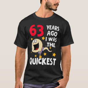 Geweldige 63ste verjaardag 63 jaar geleden was ik t-shirt