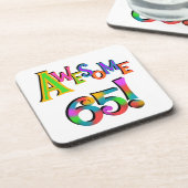 Geweldige 65 overhemden en geschenken bier onderzetter (Linkerzijde)