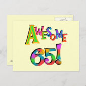 Geweldige 65 overhemden en geschenken briefkaart (Voorkant / Achterkant)