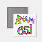 Geweldige 65 overhemden en geschenken magneet (Voorkant / Achterkant)