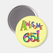 Geweldige 65 overhemden en geschenken magneet (Voorkant / Achterkant)