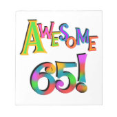 Geweldige 65 overhemden en geschenken notitieblok (Voorkant)