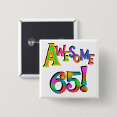 Geweldige 65 overhemden en geschenken vierkante button 5,1 cm (Voorkant /achterkant)