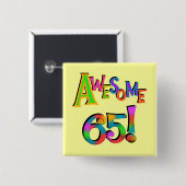 Geweldige 65 overhemden en geschenken vierkante button 5,1 cm (Voorkant /achterkant)