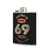 Geweldige 69-jarige zestigjarige gedenkdag Gift Fu Heupfles (Links)