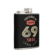 Geweldige 69-jarige zestigjarige gedenkdag Gift Fu Heupfles (Rechts)