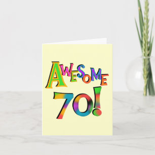 Geweldige 70 T-shirts en cadeautjes op zaterdag Kaart