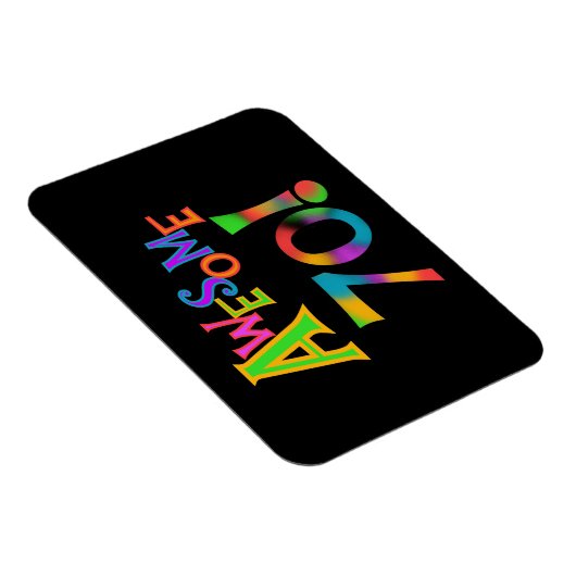 Geweldige 70 T-shirts en cadeautjes op zaterdag Magneet (Rechterzijde)