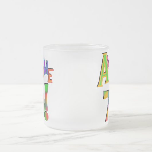 Geweldige 70 T-shirts en cadeautjes op zaterdag Matglas Koffiemok (Center)