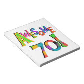 Geweldige 70 T-shirts en cadeautjes op zaterdag Notitieblok (Schuin)