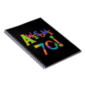 Geweldige 70 T-shirts en cadeautjes op zaterdag Notitieboek (Rechterzijde)