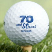 Geweldige 70e verjaardag golfballen 70 jaar feest