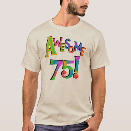Geweldige 75 T-shirts en cadeautjes op zaterdag (Voorkant)