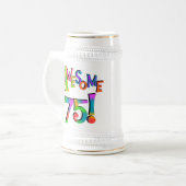 Geweldige 75 T-shirts en cadeautjes op zaterdag Bierpul (Voorkant links)