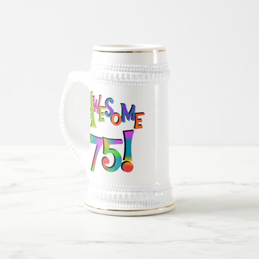 Geweldige 75 T-shirts en cadeautjes op zaterdag Bierpul (Voorkant links)