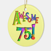 Geweldige 75 T-shirts en cadeautjes op zaterdag Keramisch Ornament (Links)