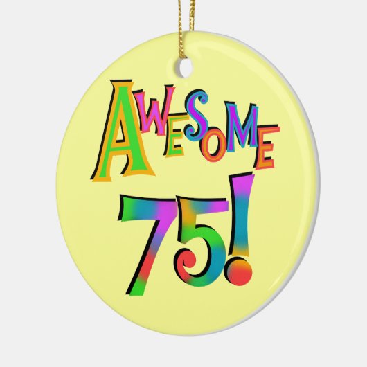 Geweldige 75 T-shirts en cadeautjes op zaterdag Keramisch Ornament (Links)