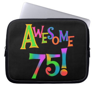 Geweldige 75 T-shirts en cadeautjes op zaterdag Laptop Sleeve