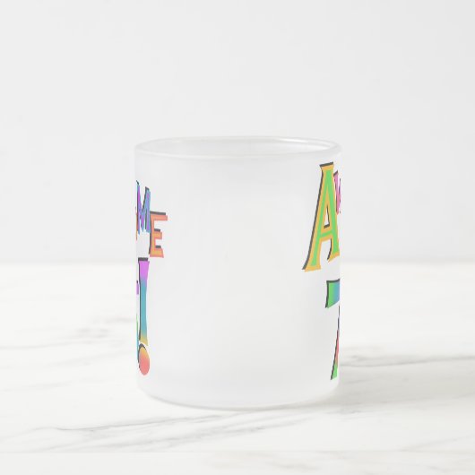 Geweldige 75 T-shirts en cadeautjes op zaterdag Matglas Koffiemok (Center)