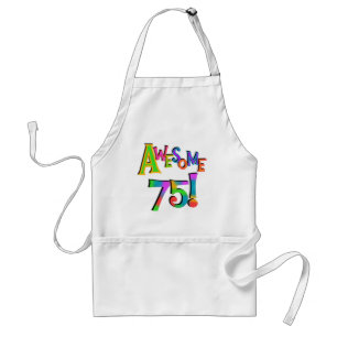 Geweldige 75 T-shirts en cadeautjes op zaterdag Standaard Schort