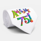 Geweldige 75 T-shirts en cadeautjes op zaterdag Stropdas (Opgerold)