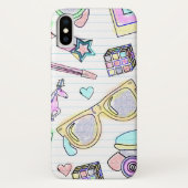 Geweldige 80-kleurenboekpatroon Case-Mate iPhone case (Achterkant)